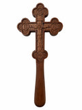 Handheld Wooden Carved Cross II