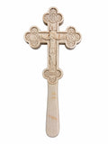 Handheld Wooden Carved Cross III