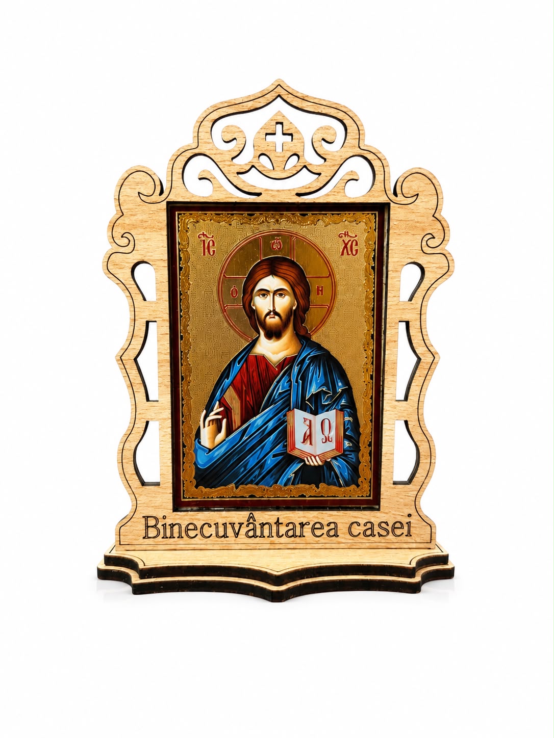 Pyrography Icon “House Blessing” – Jesus Christ B