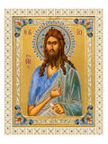 Saint John the Baptist – Embossed icon 30 x 20 cm