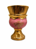 Pink Ceramic Vigil Candle Holder