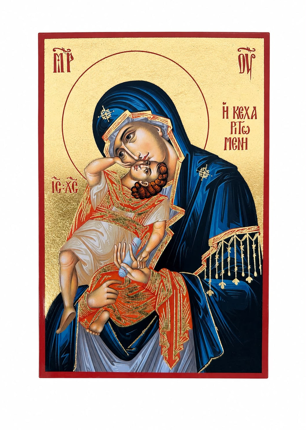 The Most Holy Theotokos – Sweet Kiss (Glykophilousa) – 22 x 18 cm