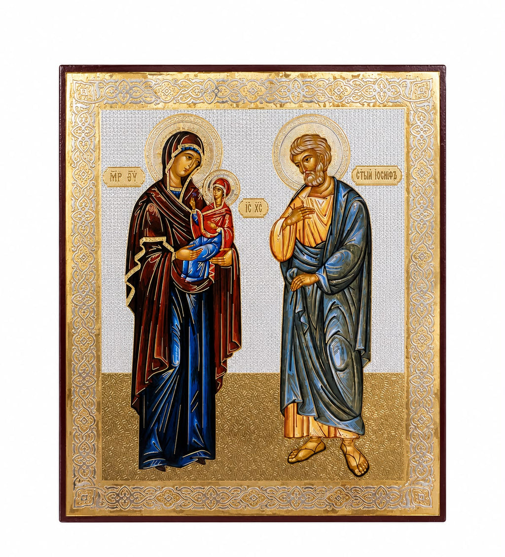 Saints Joachim and Anne 18 x 15 cm