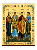 Holy Martyrs Attalos, Kamasis, Zotikos and Philippos from Niculiţel  22 x 18 cm