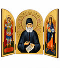 Saint Paisios of Mount Athos - Oval Triptych