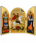 Saint George - Oval Triptych