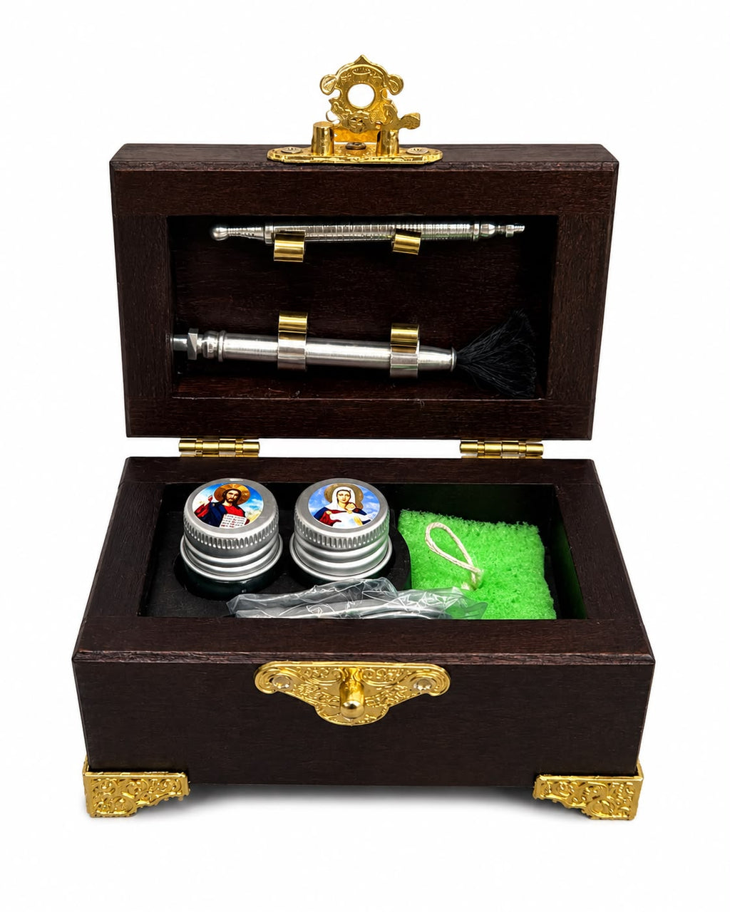 Orthodox Baptism Set – Wooden Box