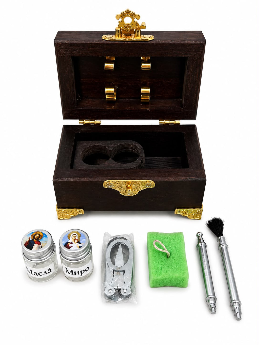 Orthodox Baptism Set – Wooden Box