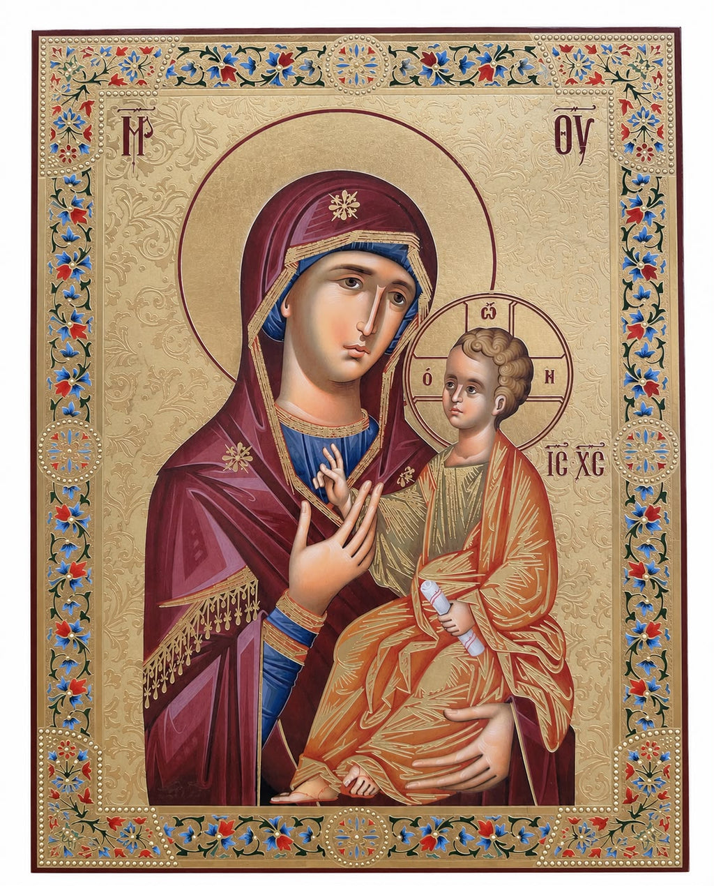 Virgin Mary “The Guide” (Hodegetria) - 40 x 30 cm