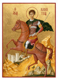 Saint Demetrius the Great Martyr - 40 x 27 cm
