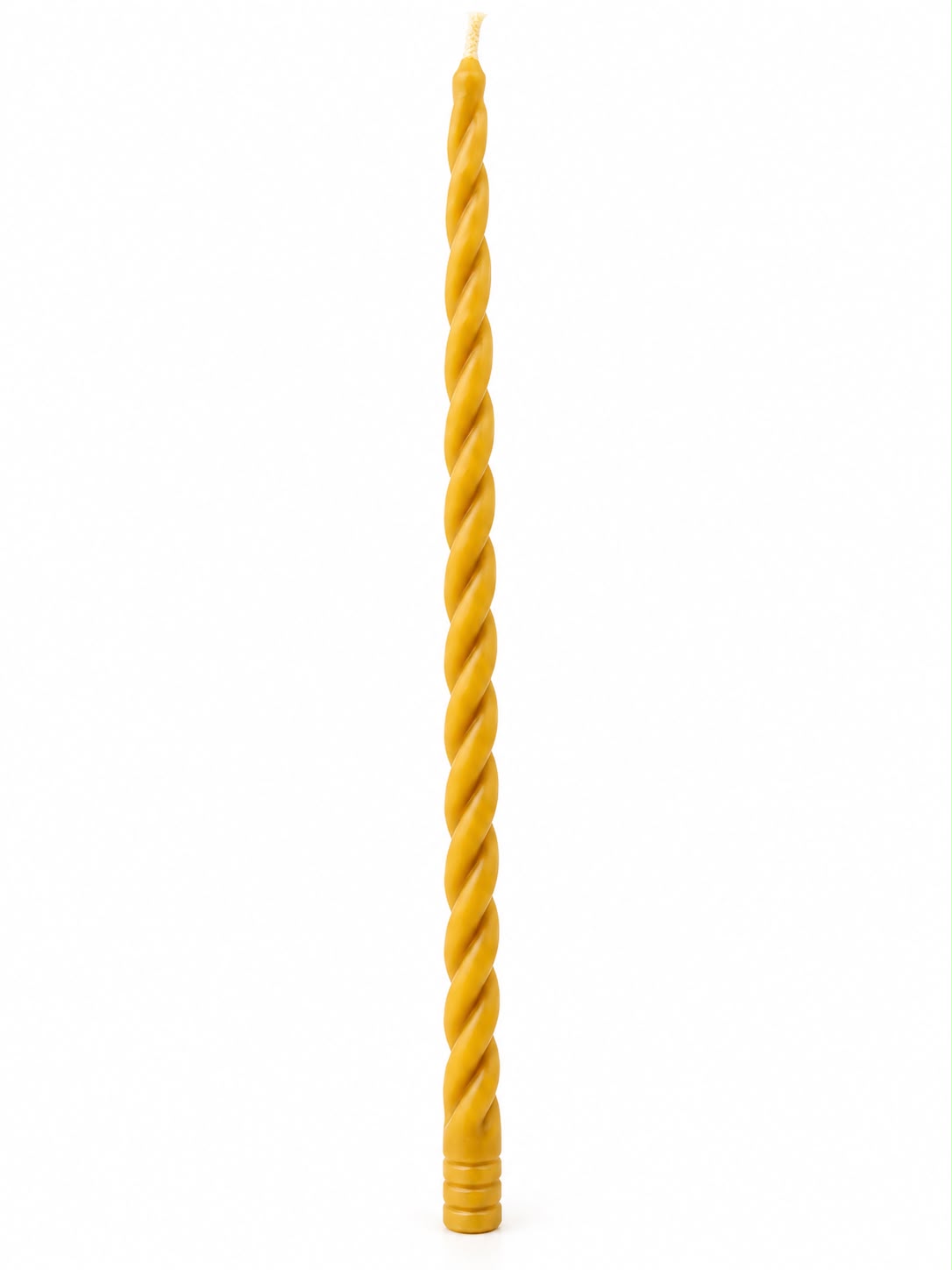 Byzantine Twisted Beeswax Candle