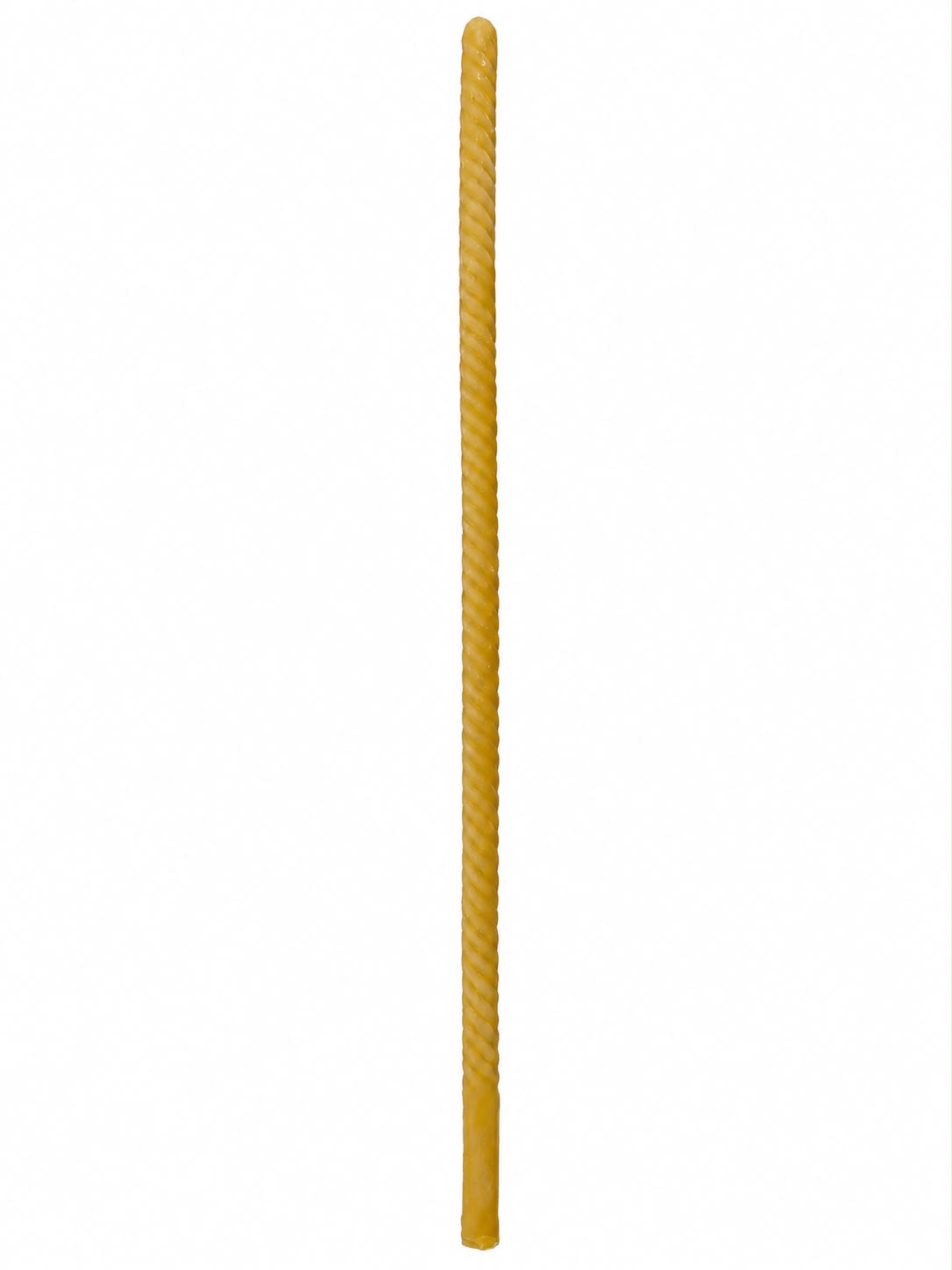 Natural Beeswax Spiral Taper Candle