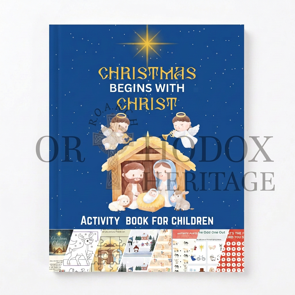 Christmas Begins With Christ: Activity Book for Children