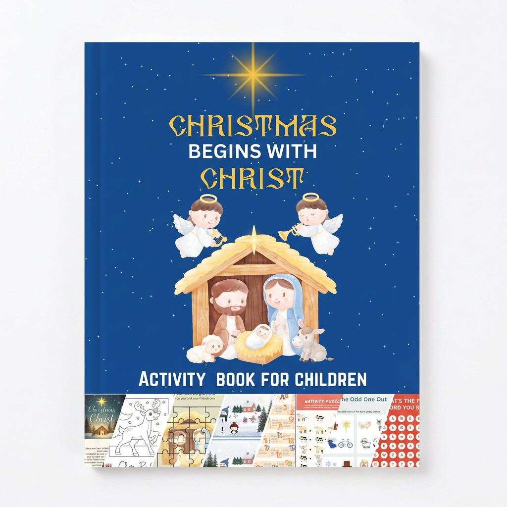 Christmas Begins With Christ: Activity Book for Children