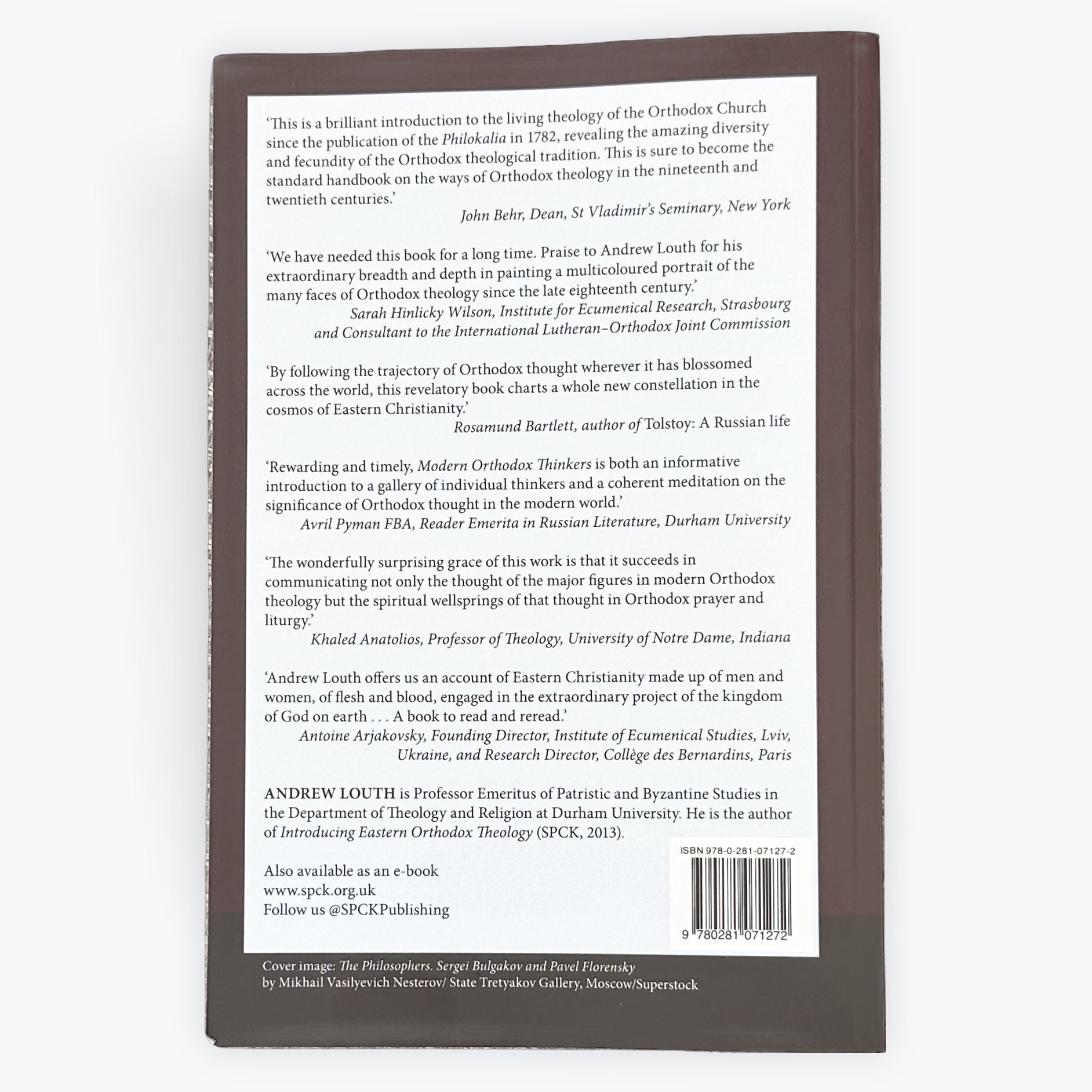 Modern Orthodox Thinkers - From the Philokalia to the Present Day