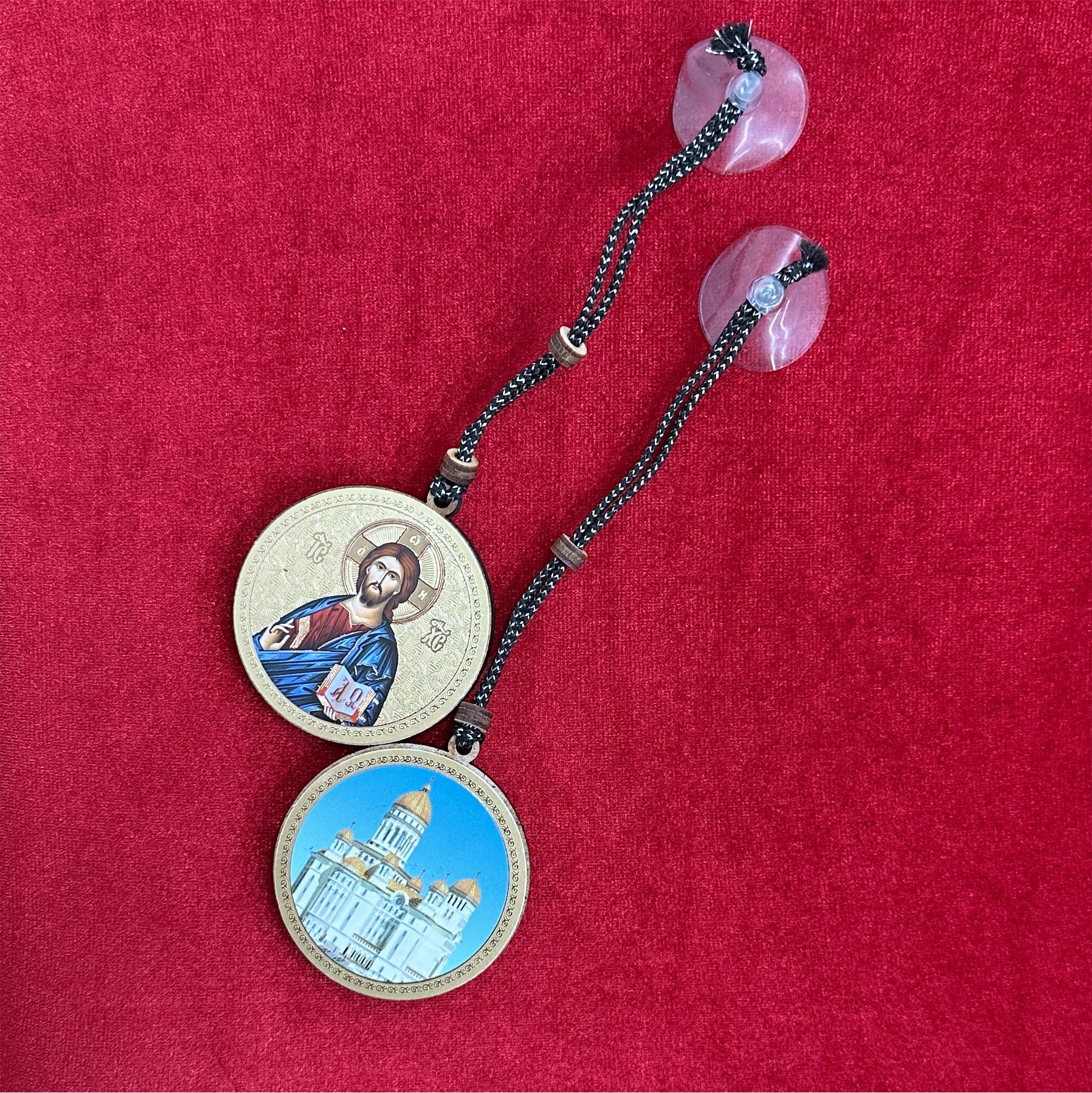Wooden Religious Keychains – Christ the Savior & People’s Salvation Cathedral | Set of 10