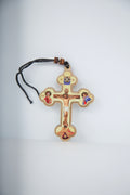 Crucifix Keychain with Cord