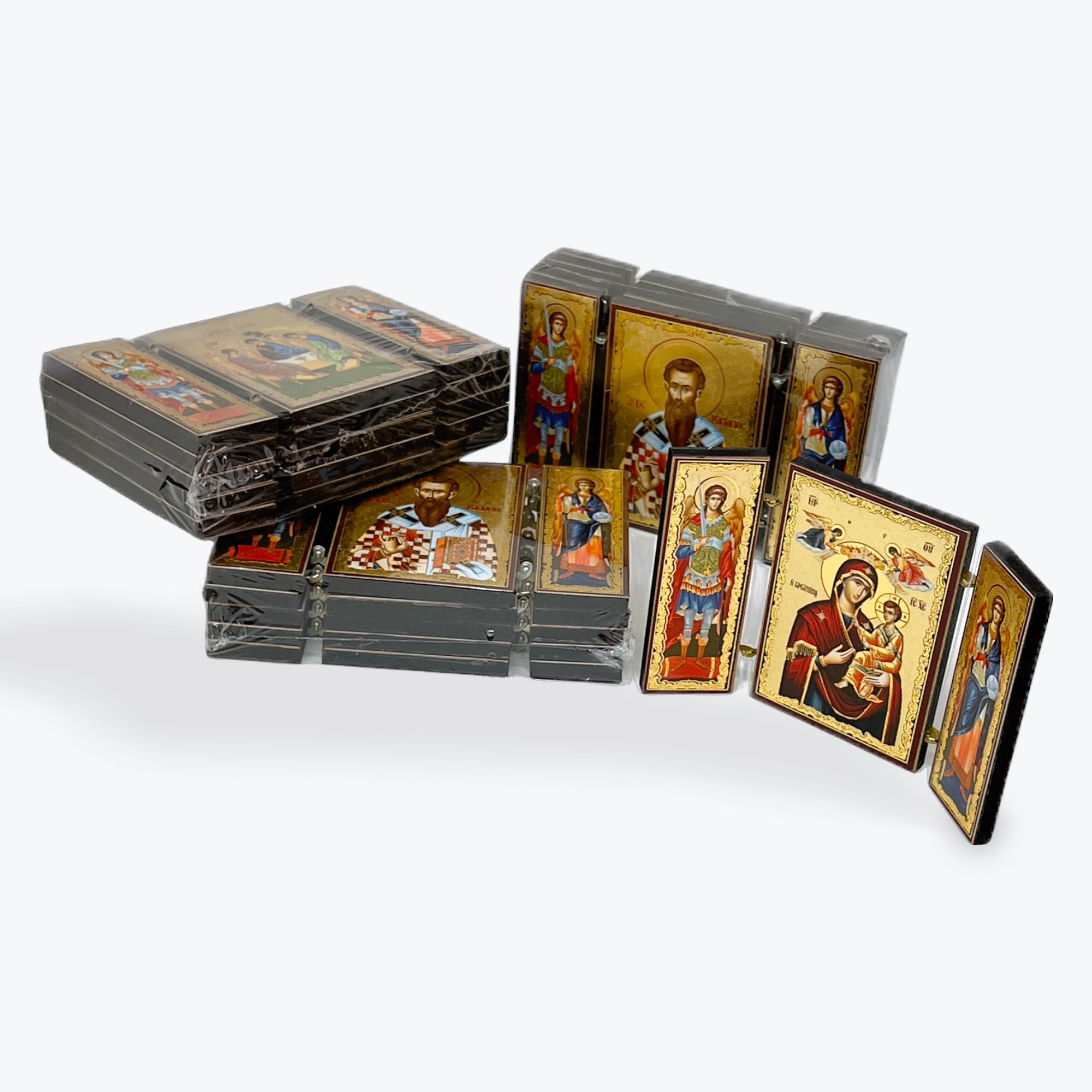 TRIPTYCH ICONS set of 5  / 8.5 cm x 6 cm