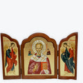 SAINT NICHOLAS - TRIPTYCH ICON