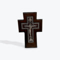 Wooden Cross with the Crucifixion of the Savior