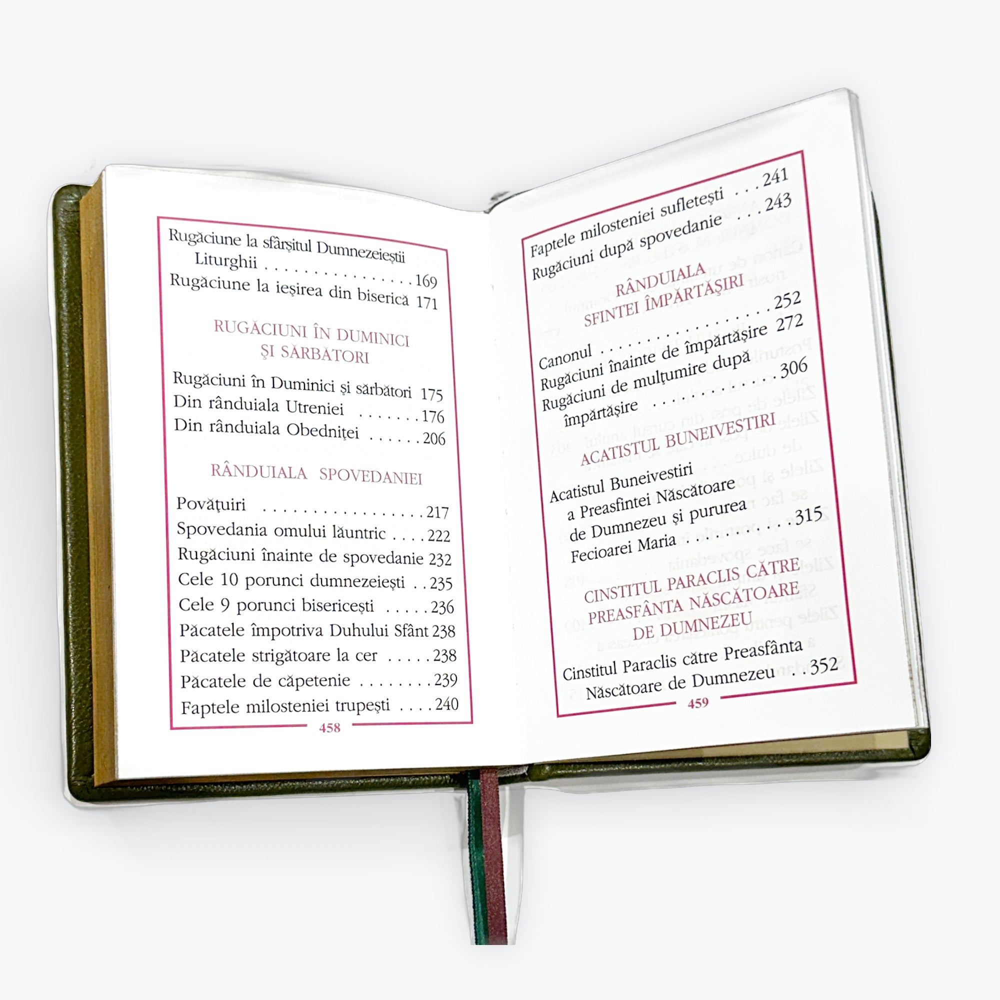 Carte de rugăciuni – Copertă Piele