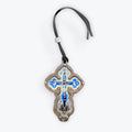 WOODEN CROSSES WITH INCENSE AND HANGER – FOR WALL OR CAR - 5 pcs