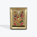 The Vine Tree -  Wooden Icon In Canvas With Gold Background On Carved Wood - Mount Athos