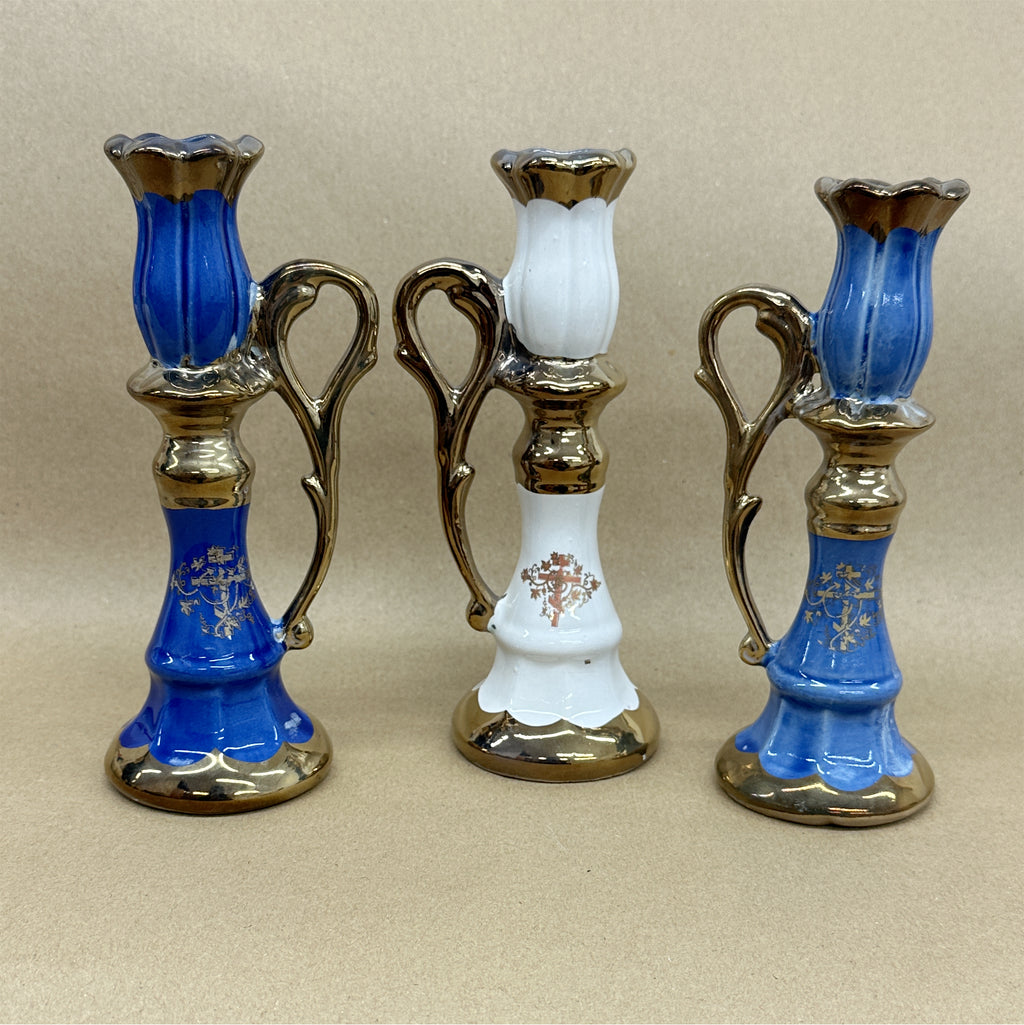Large Ceramic Candle Holders