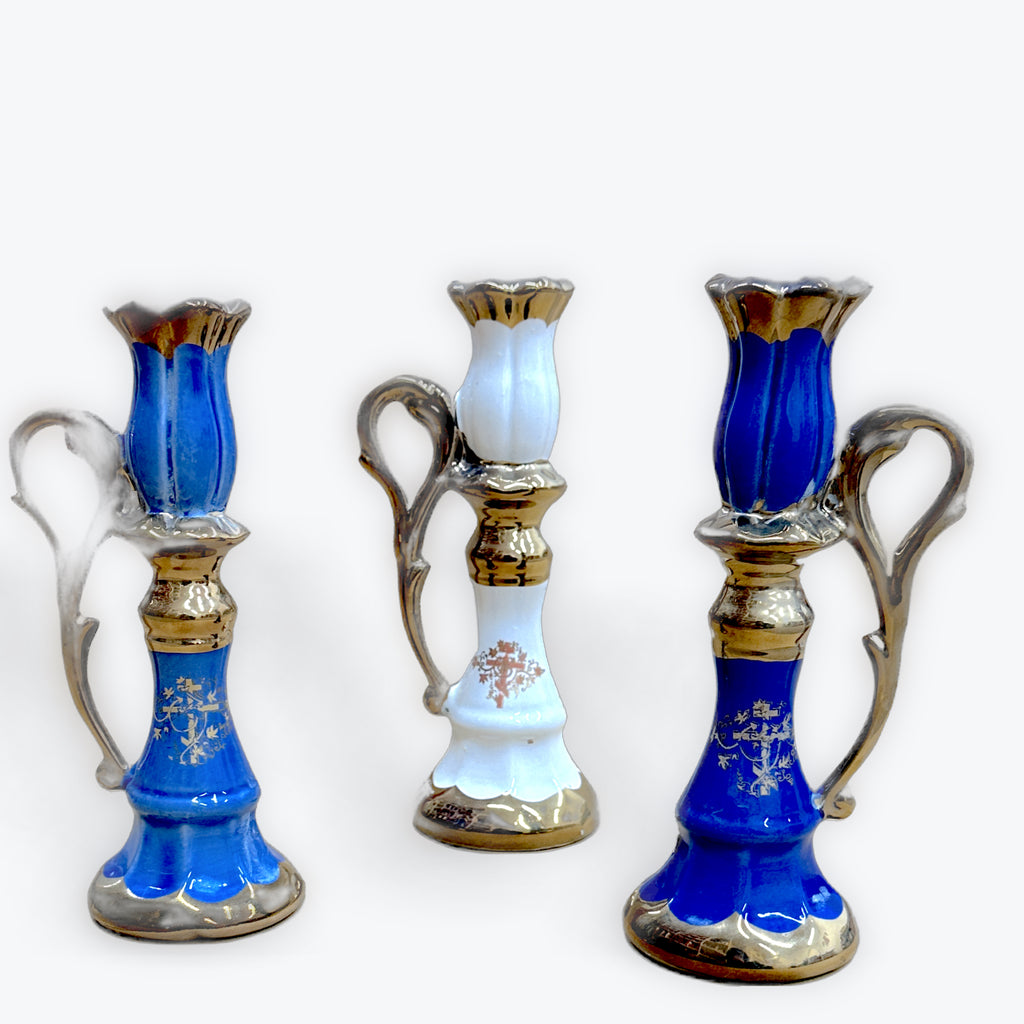 Large Ceramic Candle Holders