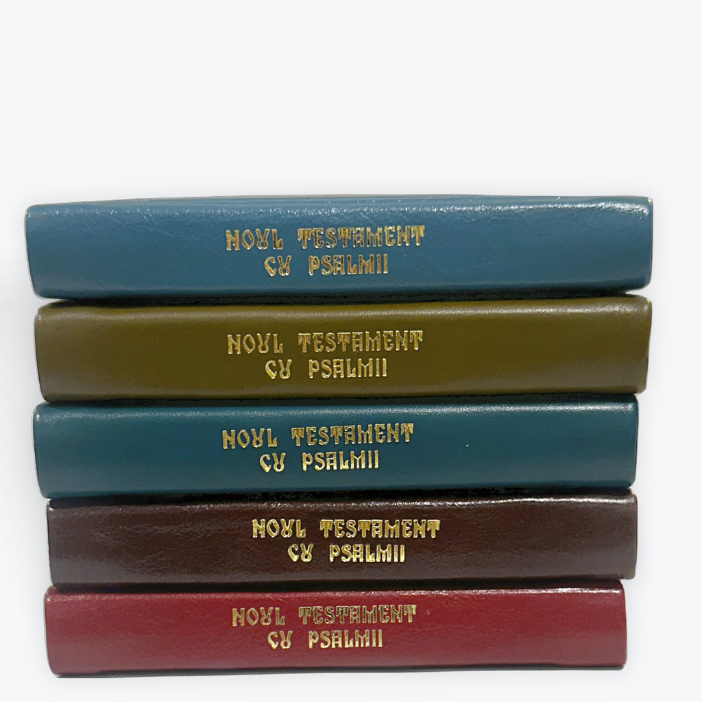 Noul Testament cu Psalmii – Copertă Piele (Format Mic)