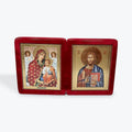 Theotokos Icon from Frăsinei and Jesus Christ Pantocrator