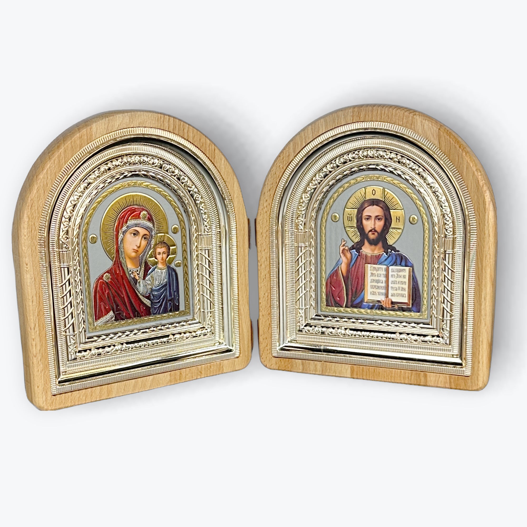 Wooden Diptych Icon