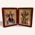 Theotokos “Pantanassa” and Christ the Lord of Glory, Enthroned and Blessing
