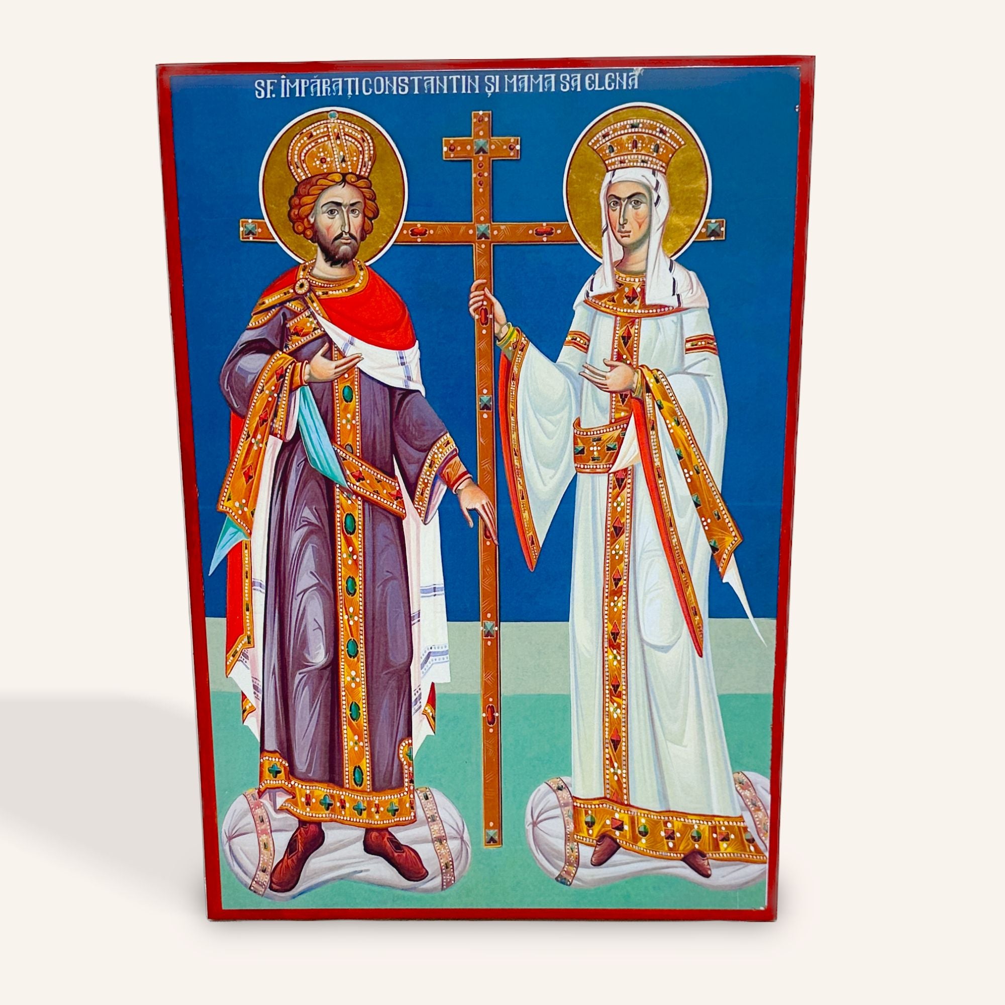 Saints Constantine and Helen – Lithography Icon
