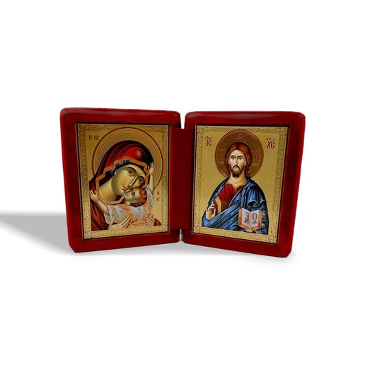Mother of God – Kasperova and Jesus Christ Pantocrator