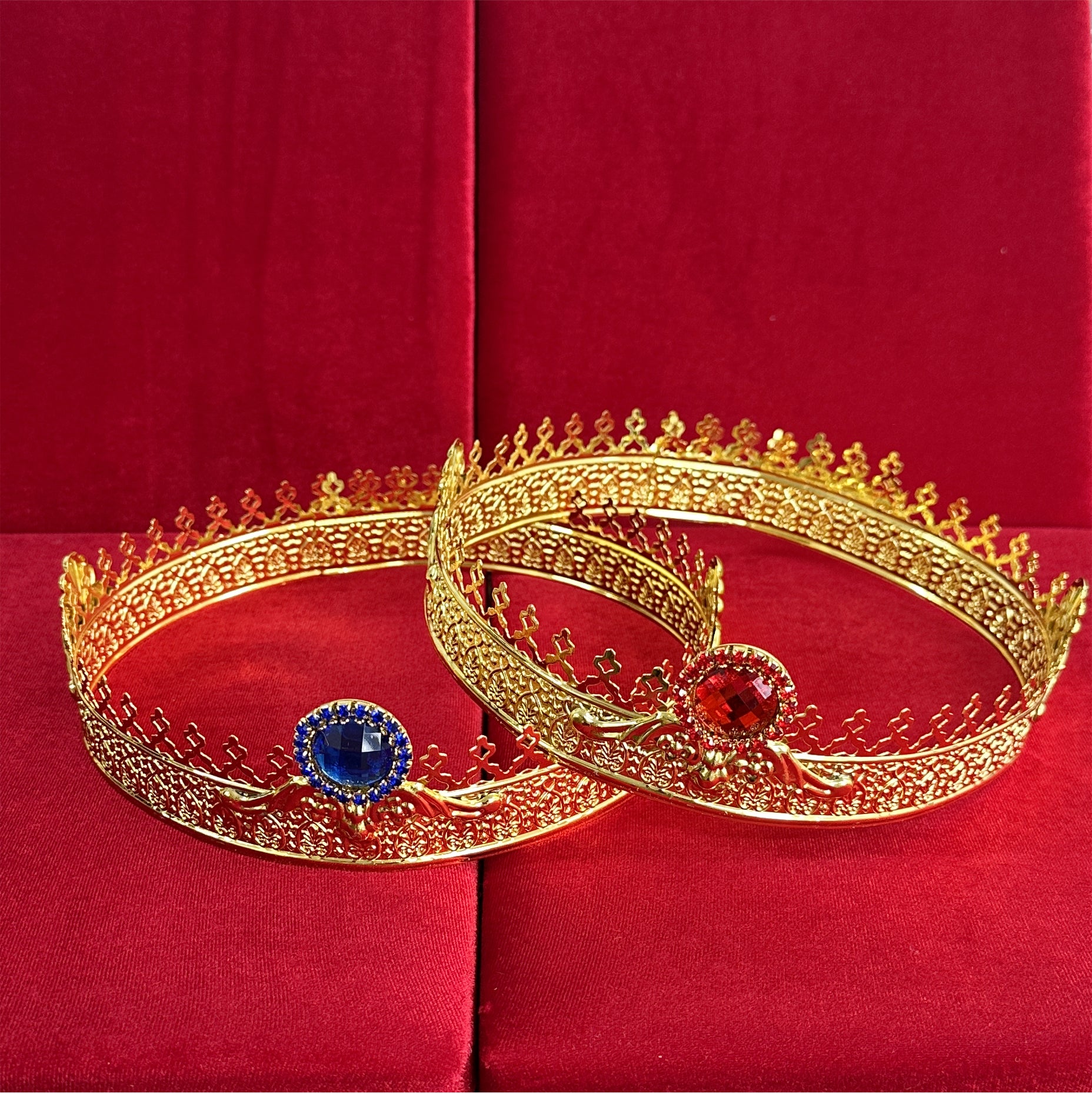 Orthodox Wedding Crowns Set
