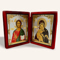 Jesus Christ Pantocrator and The Mother of  God with the Child Model 3