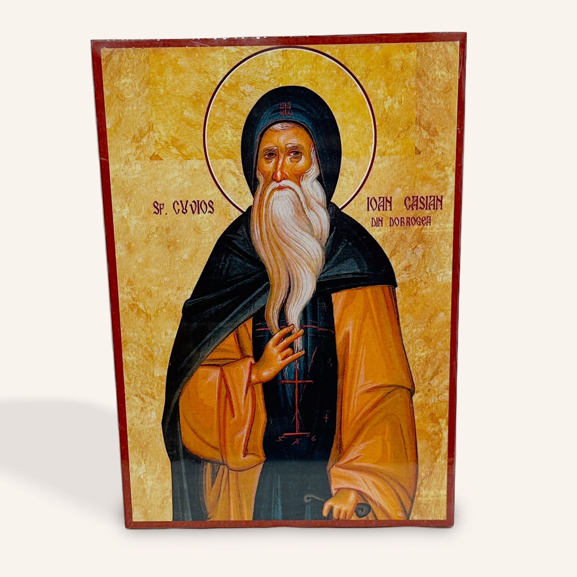 Saint Venerable John Cassian of Dobrogea - Lithography