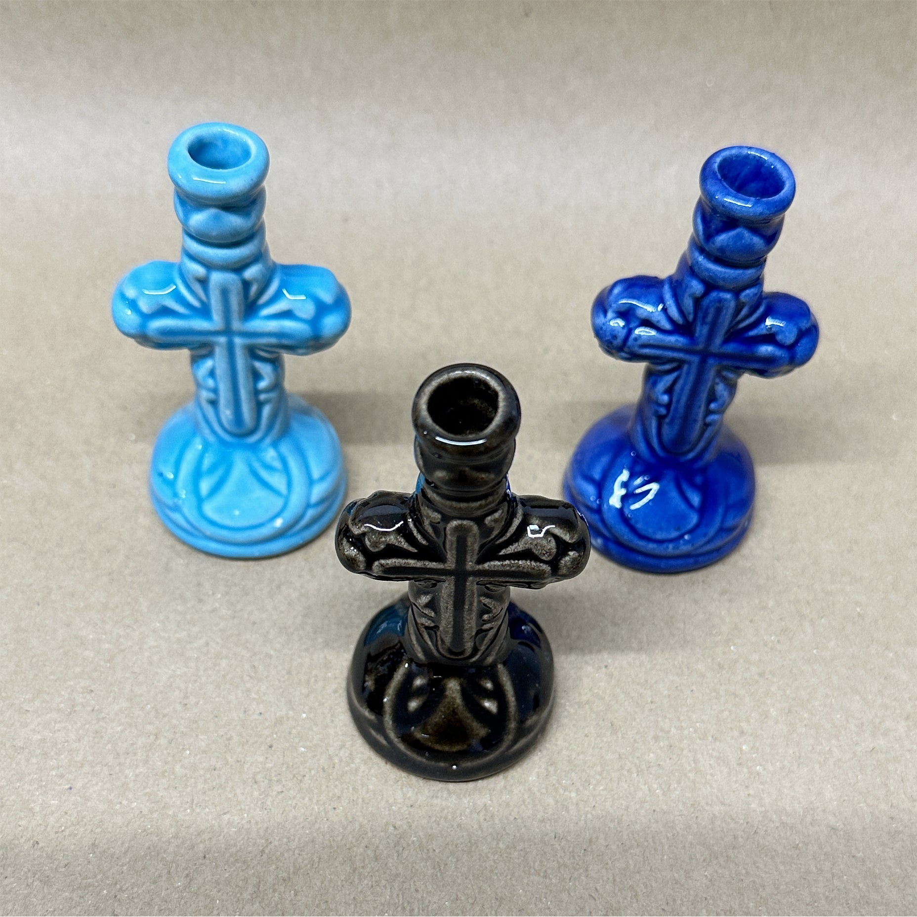 Small Ceramic Candle Holder – Set of 10