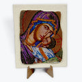 Mother of God  “Sweet Kissing” Mosaic Icon