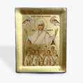 ICON ON SILK WITH 22K GOLD LEAF