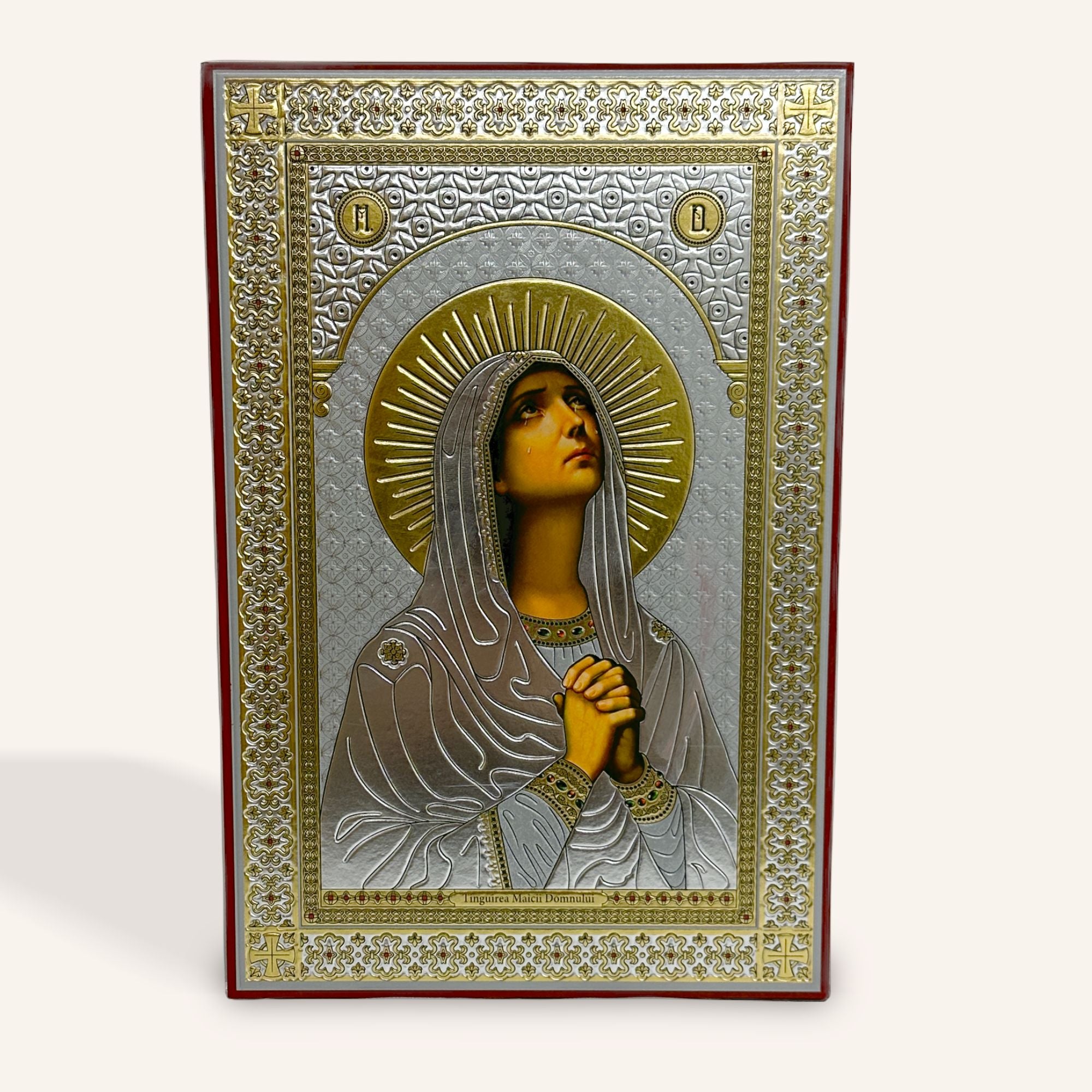 Virgin Mary of the Lamentation – 3D Lithography Icon