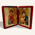 Saint Panteleimon and The Mother of God with the Child Jesus