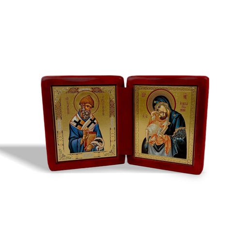 Saint Spyridon and The Virgin Glykophilousa