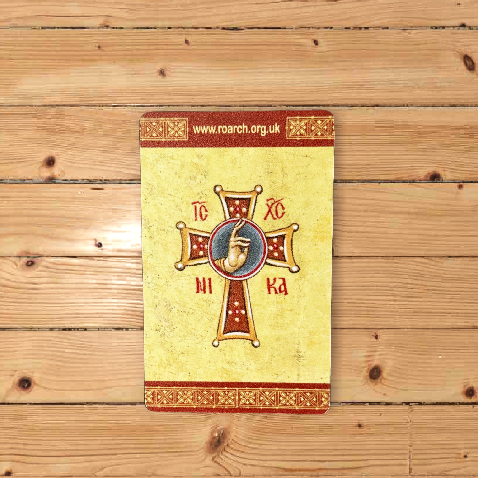 Premium Waterproof Icon Card – 8.5 x 5.5 cm - PVC