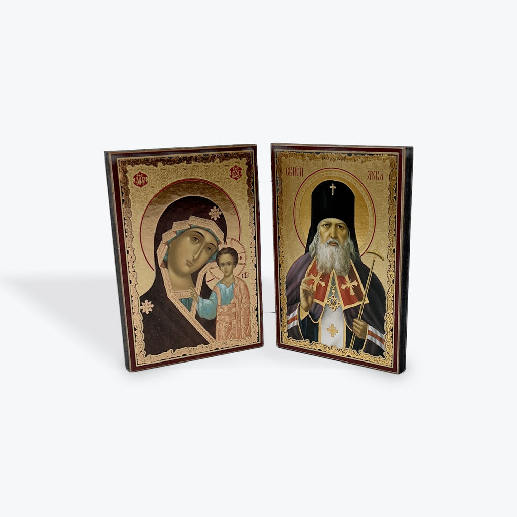 Diptych icons set of 5 / 8.5 cm x 6 cm