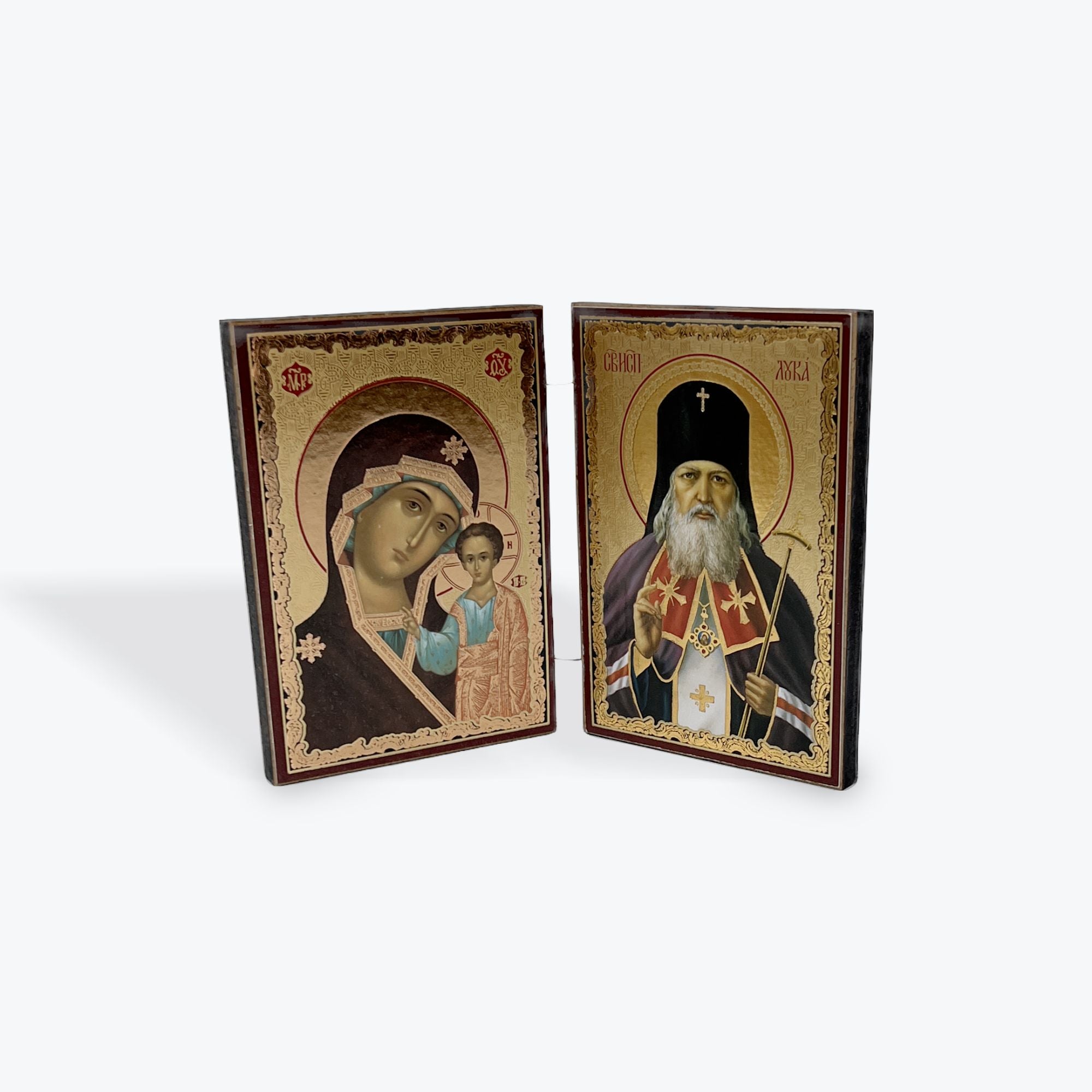 Diptych icons set of 5 / 8.5 cm x 6 cm