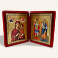 The Mother of God with the Child and the Holy Archangels Michael and Gabriel
