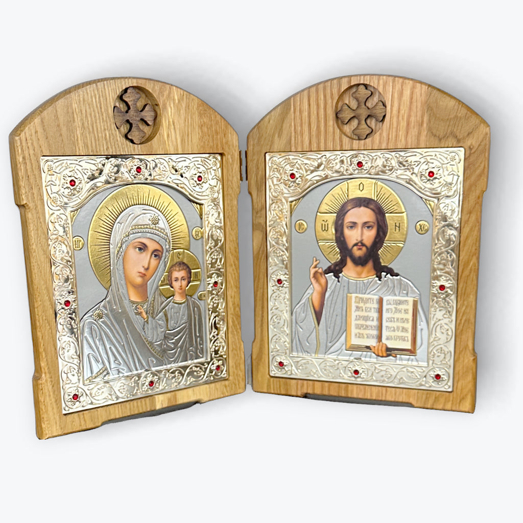 Wooden Diptych Icon